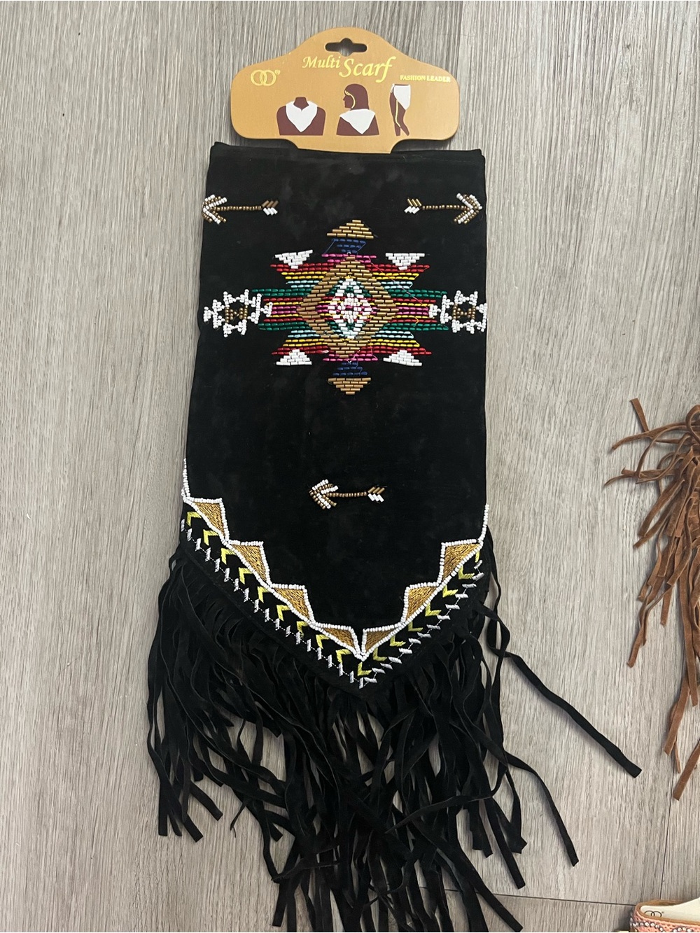 443–10Pcs NWT Women's Scarf, Boho mini pouch, 4 Anklets, 4 Hair Accessories